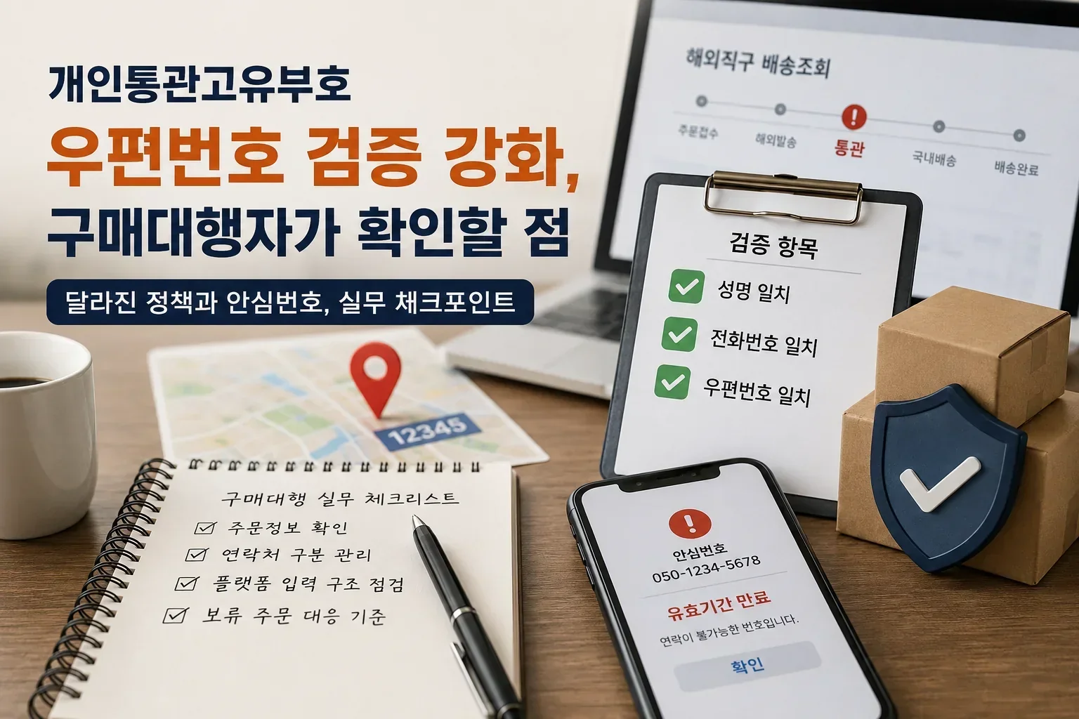 개인통관고유부호 우편번호 검증 강화, 구매대행자가 확인할 점