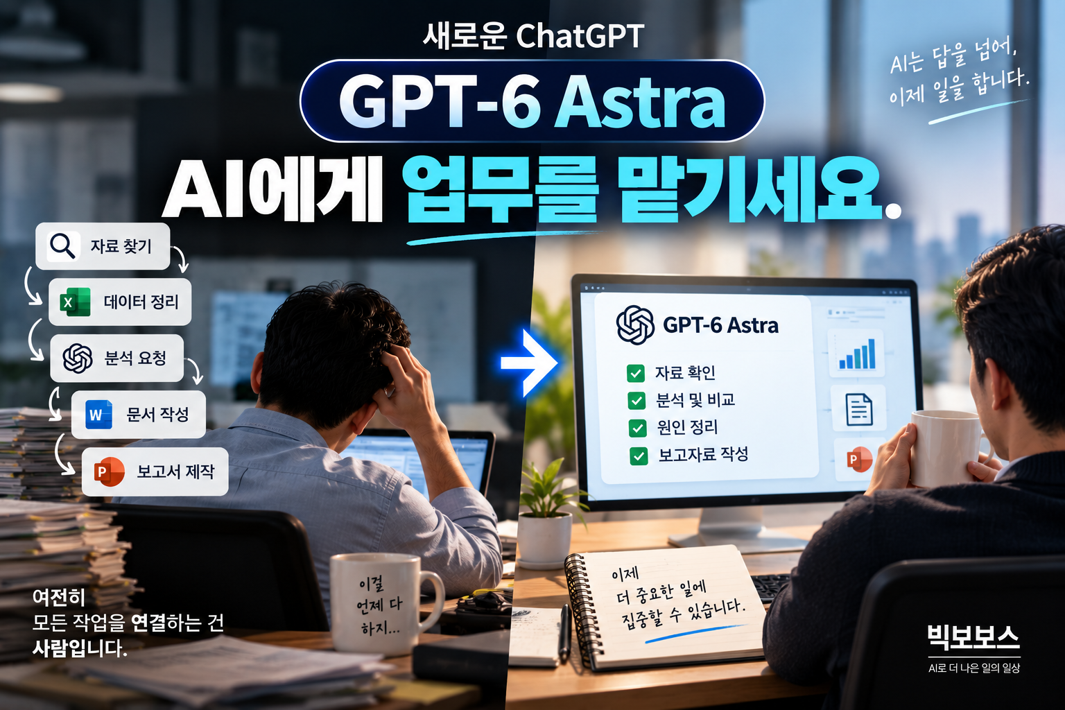 AI에게 작업이 아니라 업무를 맡기는 시대를 표현한 GPT-6 Astra 글 썸네일